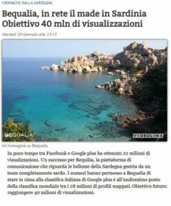 Emozione Sardegna e Bequalia alle origini