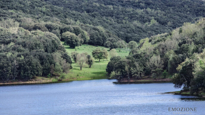 Emozione Sardegna, panorama sul Lago di Gusana a Gavoi