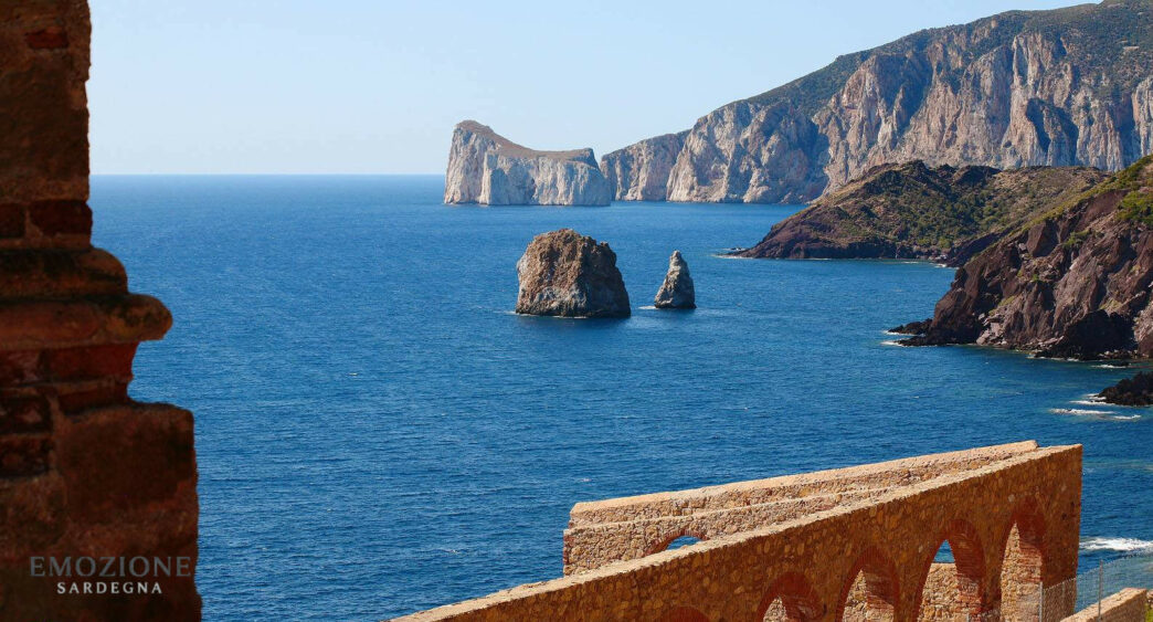 Emozione Sardegna, Pan di Zucchero visto dalla Laveria La Marmora a Nebida