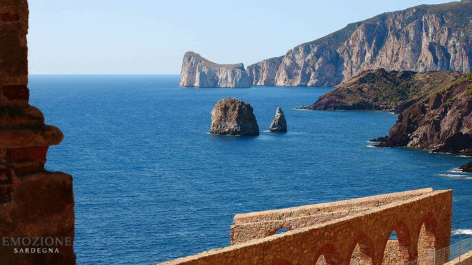 Emozione Sardegna, Pan di Zucchero visto dalla Laveria La Marmora a Nebida