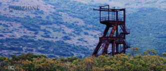 Emozione Sardegna, ingresso di un pozzo di estrazione presso le miniere di Montevecchio