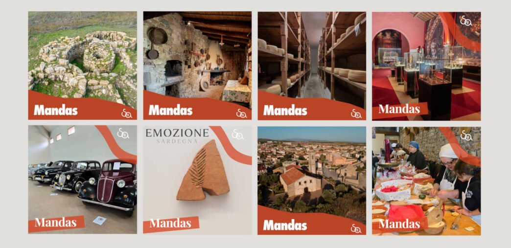 Composizione Emozione Sardegna su foto Saboris Antigus, Mandas