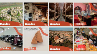 Composizione Emozione Sardegna su foto Saboris Antigus, Mandas