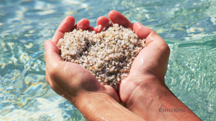 Grani di quarzo della spiaggia di Is Arutas - Emozione Sardegna