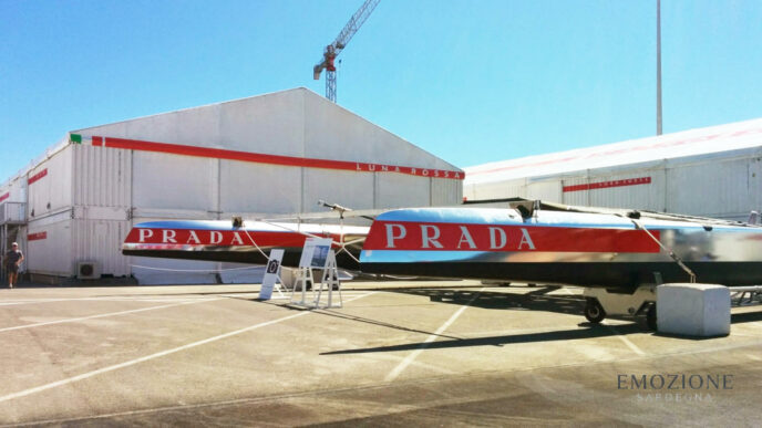 Luna Rossa - Prada nel porto di Cagliari nel 2014, Emozione Sardegna